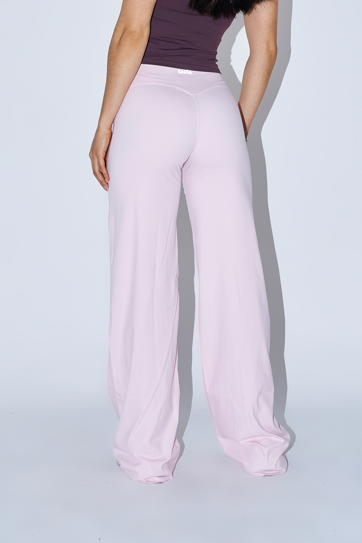 V WIDE LEG - PINK