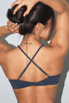 CROSSY TOP - DARK GREY
