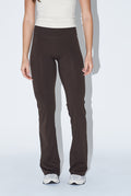 FLARE LEGGINGS - DEEP BROWN