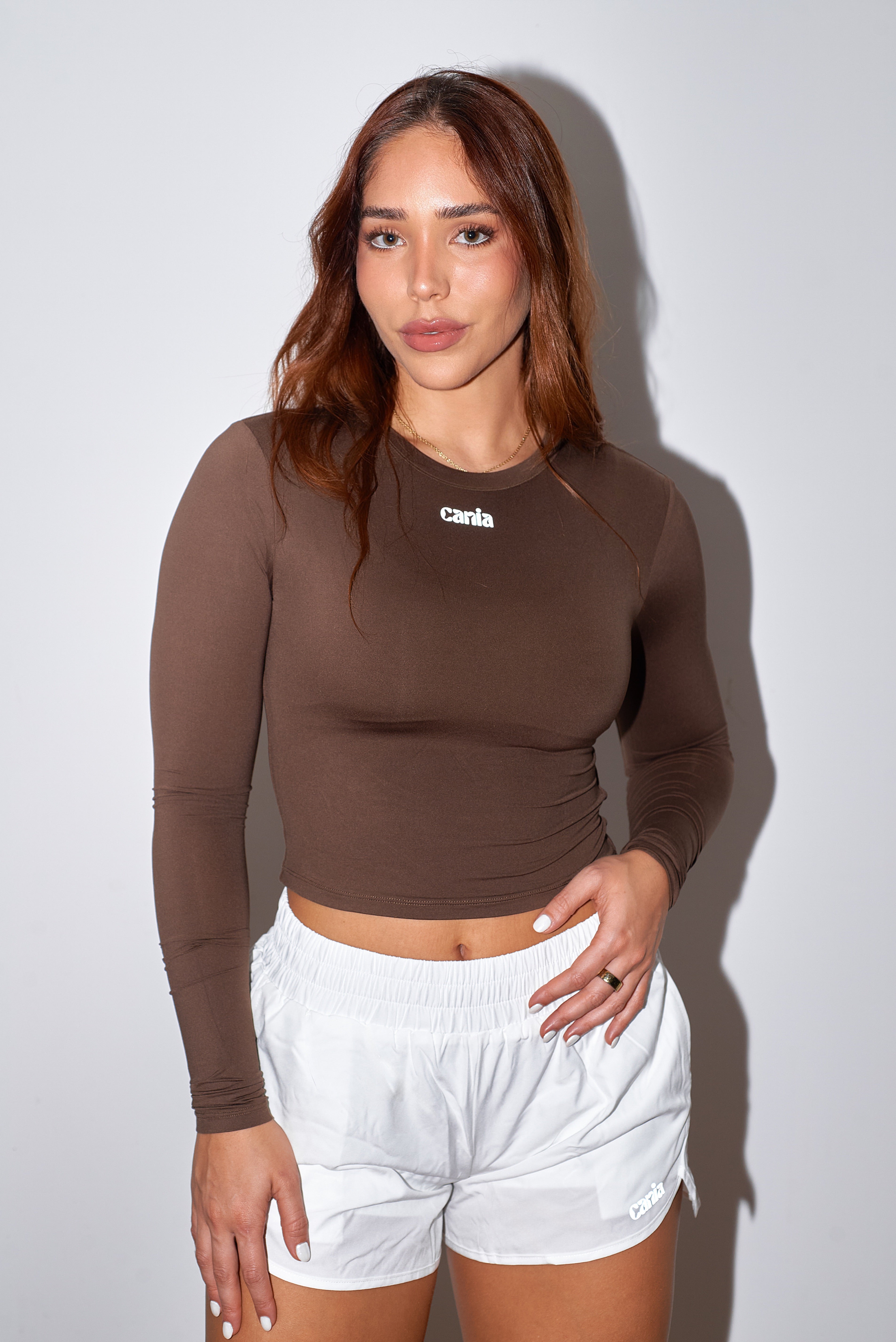 L/S FRESH TOP - BROWN