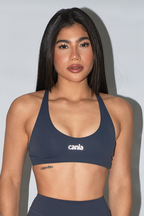 CROSSY TOP - DARK GREY