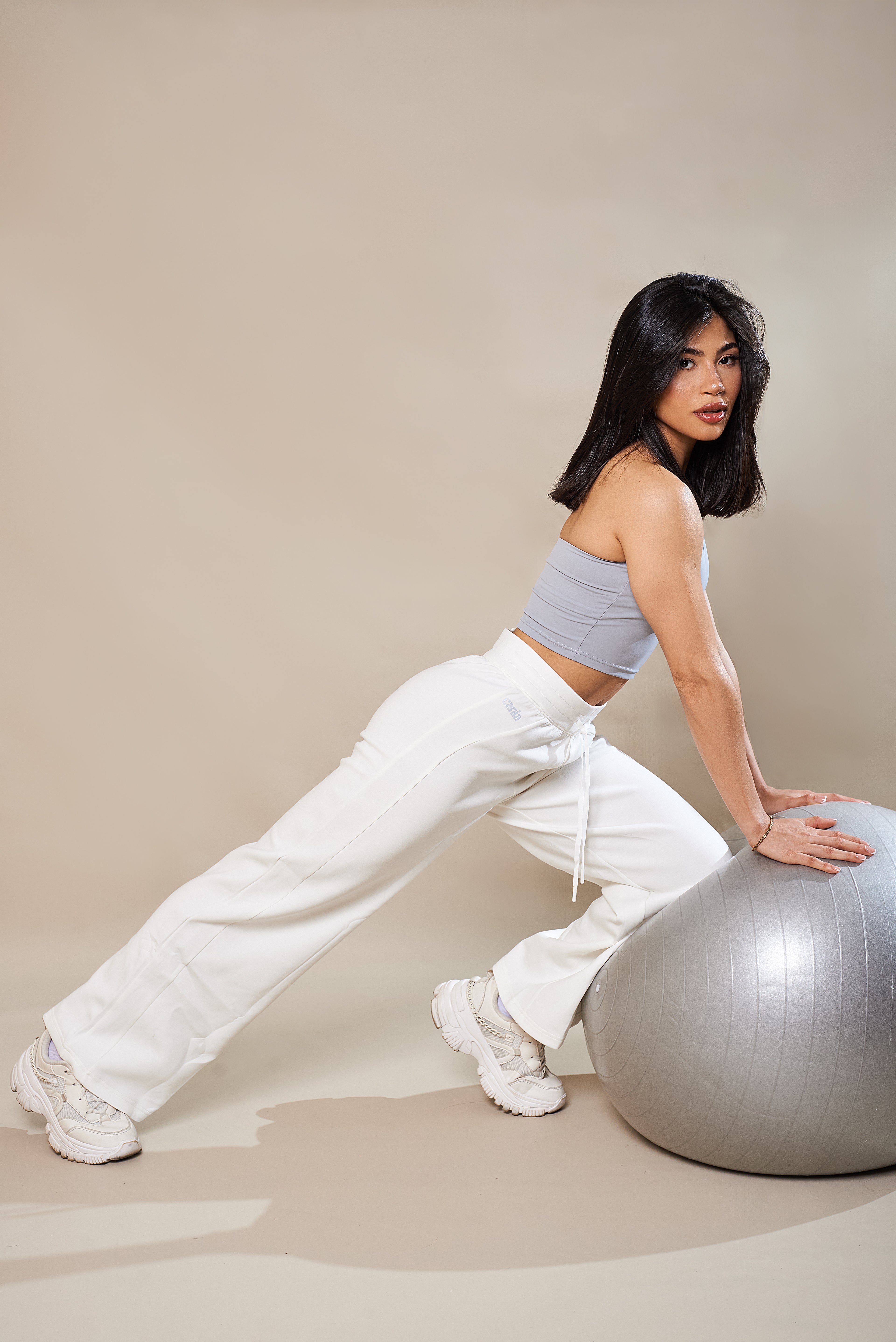 COZY SWEATPANTS - WHITE