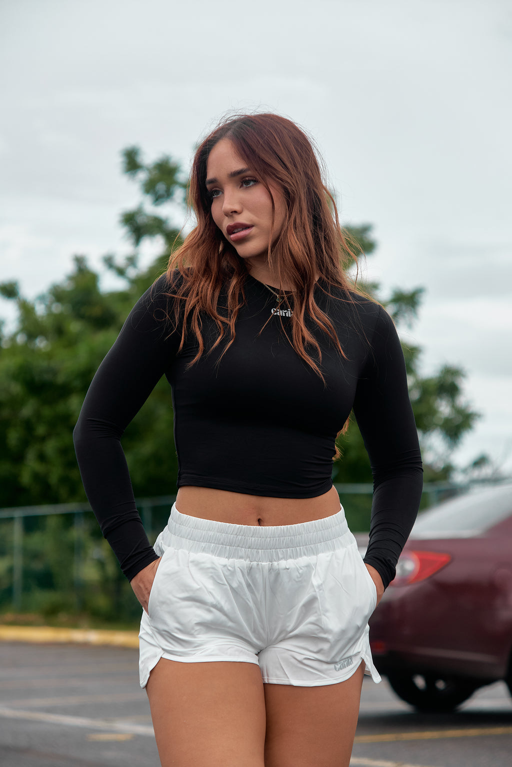RUNNINIG SHORTS - WHITE