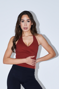 FIJI TOP - BURGUNDY