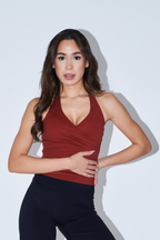 FIJI TOP - BURGUNDY