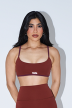 BICOLOR TOP - DEEP RED