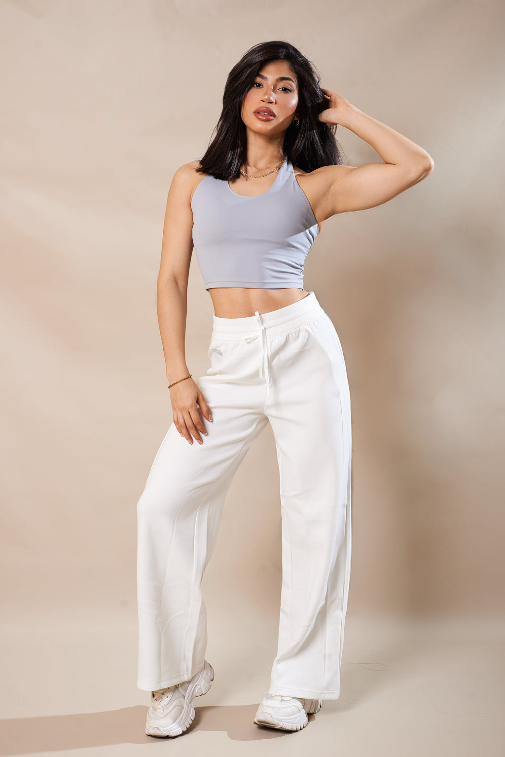 COZY SWEATPANTS - WHITE