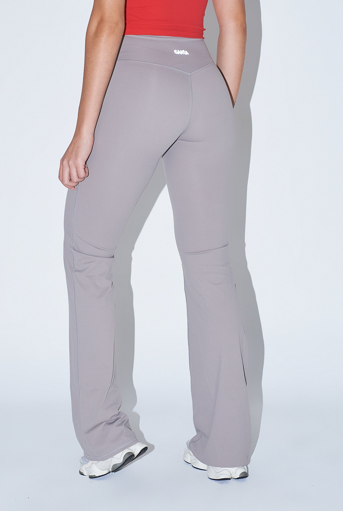 FLARE LEGGINGS - GREY