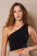 ASYMMETRIC TOP - BLACK