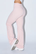 FLARE LEGGINGS - PEACH PINK
