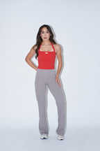 FLARE LEGGINGS - GREY