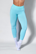 SCULP LEGGINGS - BABY BLUE