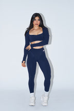 FORM LEGGINGS - NAVY BLUE
