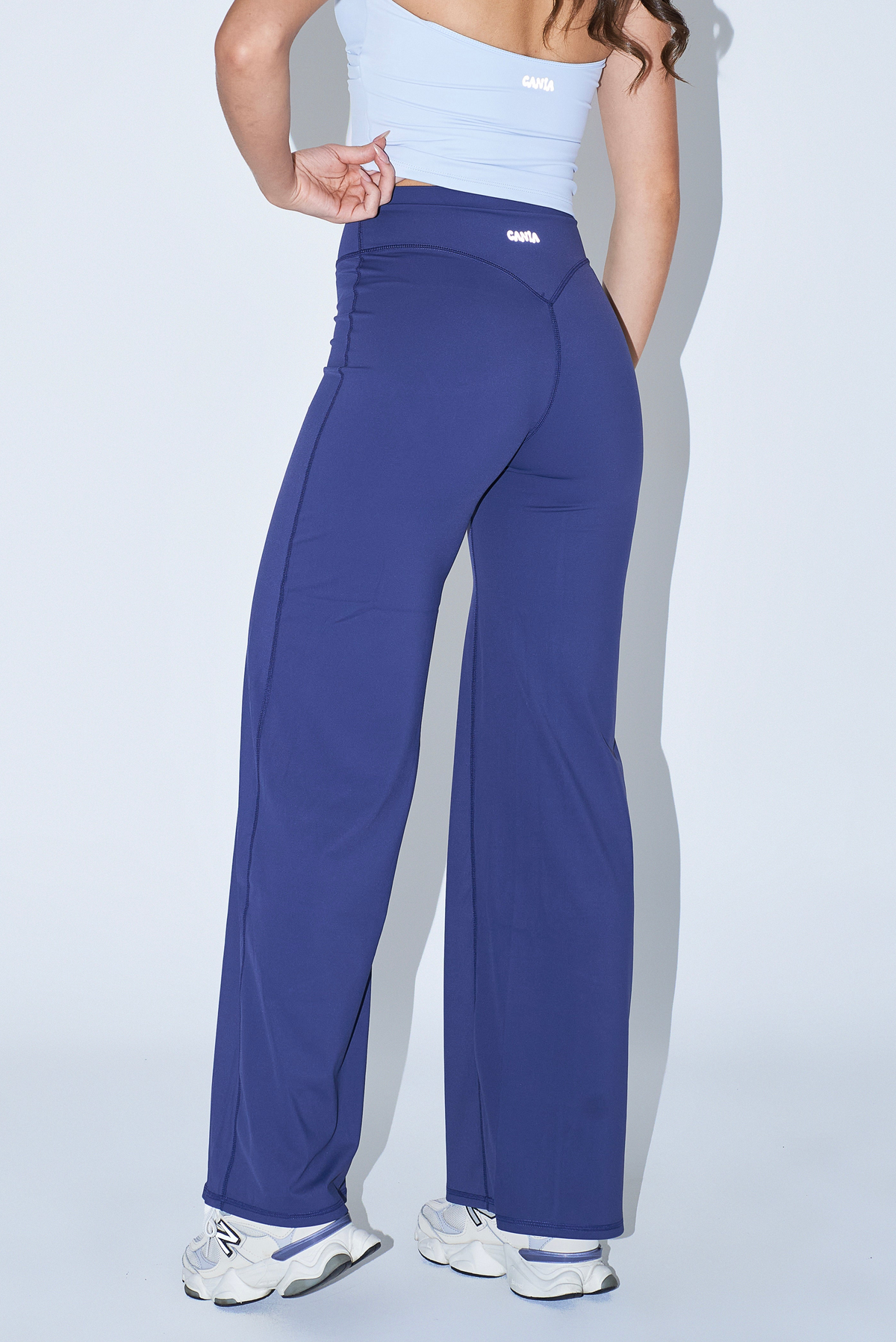 FLARE LEGGINGS - NAVY BLUE