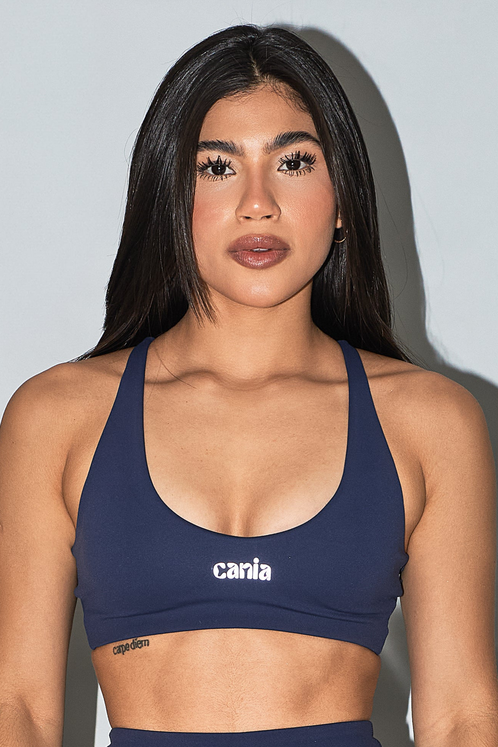 CROSSY TOP - NAVY BLUE