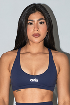 CROSSY TOP - NAVY BLUE