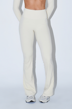 DAHLIA FLARE LEGGINGS - CREAM