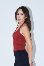 FIJI TOP - BURGUNDY