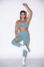 GAETA LEGGINGS - AQUAMARINE