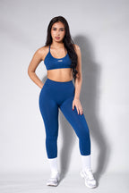 SEAMLESS 24 TOP - BLUE