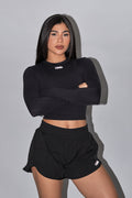 L/S FRESH TOP - BLACK