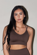 TURIA TOP - BROWN