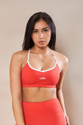 HEART TOP - CORAL